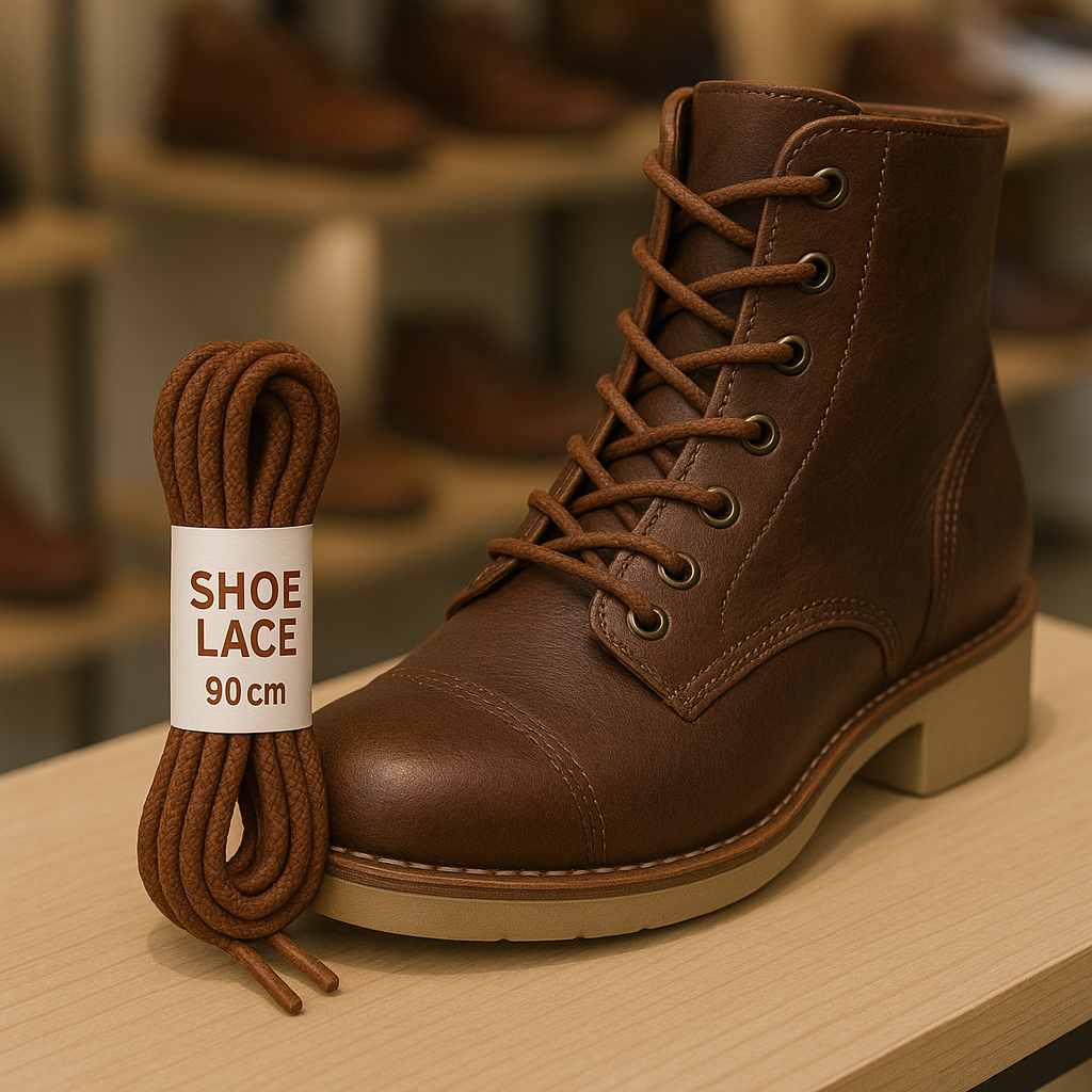 Boot and Trainer Laces 90cm Brown Round